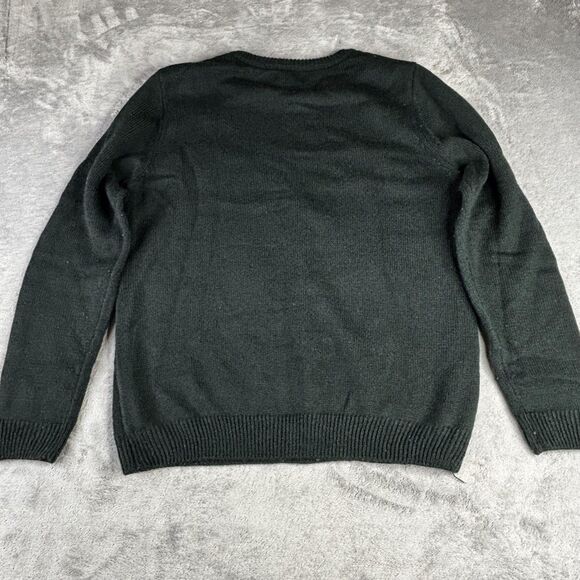 Forever 21 Plus Sweater Womens 1X Christmas Mrs Claus Santa Snowflake- Fits XL - Picture 8 of 9